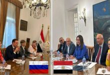 وزيرة الثقافة تستعرض خطط إقامة معارض للفن التشكيلي في متحف بوشكين الروسي